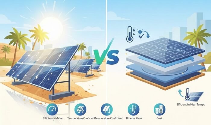 Bifacial vs HJT Solar Panels - A Complete Comparison for Indian Conditions