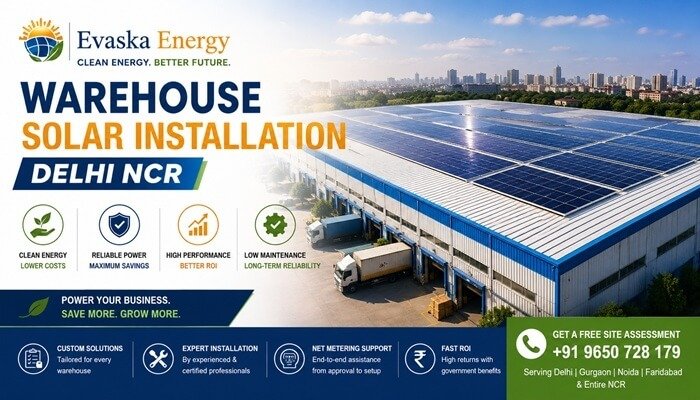 Warehouse Solar Installation Delhi NCR